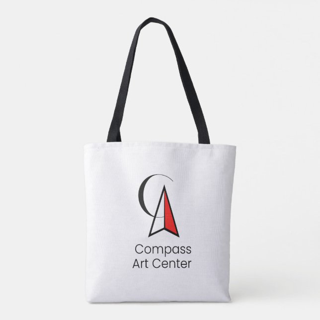 Compass Art Center Tote Bag (Back)