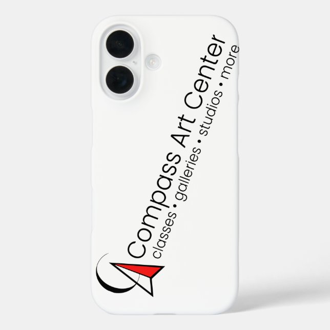 Compass Art Center Tote Case-Mate iPhone Case (Back)