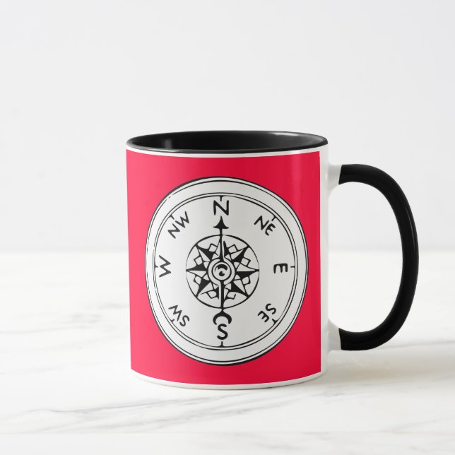 Compass Art Mug (Right)