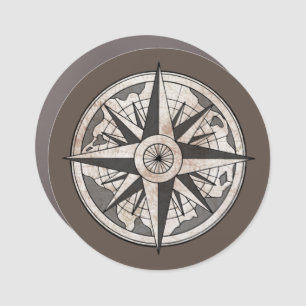 compass car magnet