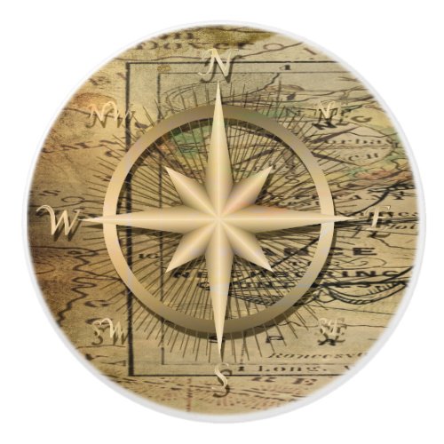 Compass Ceramic Knob