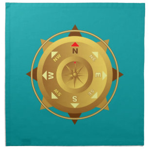 Compass Cloth Napkin