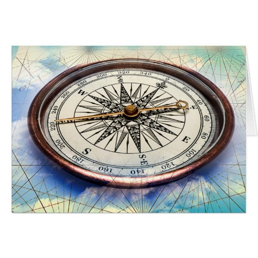 Compass Clouds Cards (Front Horizontal)