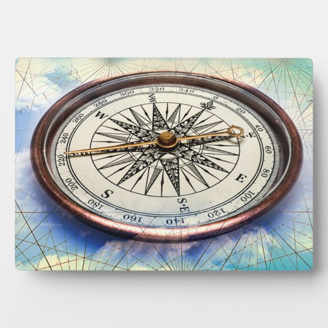 Compass Clouds Plaque (Front)