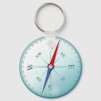 Compass / Compass Keychain by Clip_arts at Zazzle