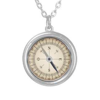 Compass Design Necklace