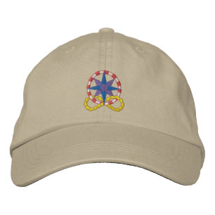 Compass Embroidered Baseball Hat