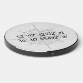 Compass GPS Home Coordinates Wireless Charger (Front 2)