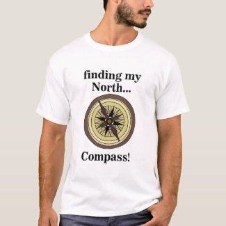 Compass Instrument Navigation Direction Funny T-Shirt