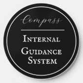 "Compass - Internal Guidance System" Phrase Wireless Charger (Front)