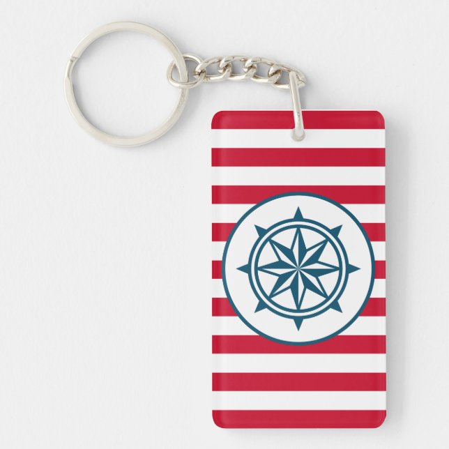 Compass Keychain (Front)