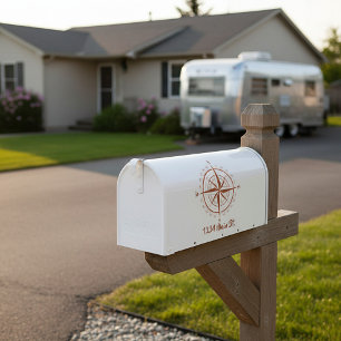 Compass mailbox sticker