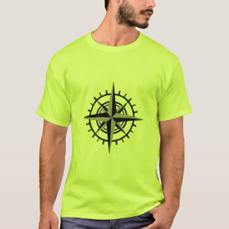Compass men's t-shirt yellow