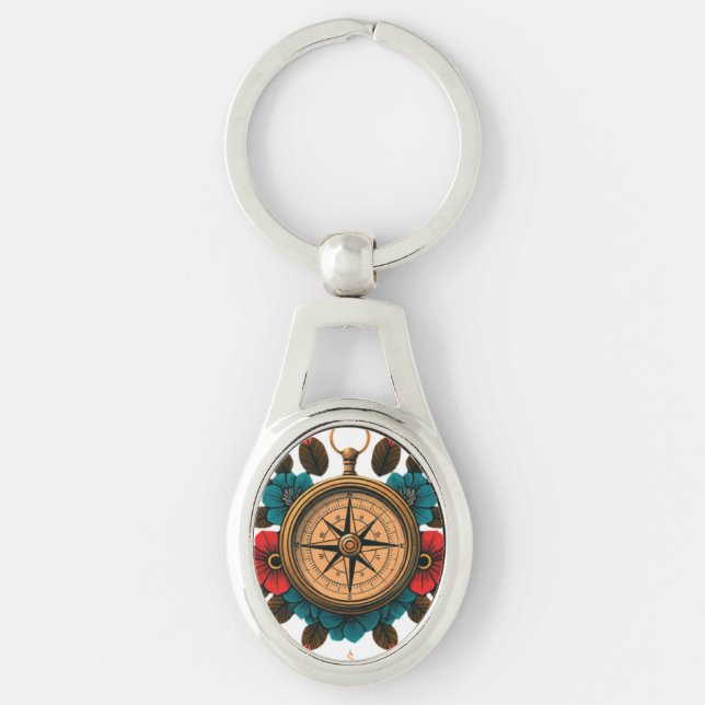 Compass of Bliss Keychain (Front)