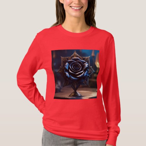 Compass of the Soul _ Tattoo Style Rose T_Shirt De