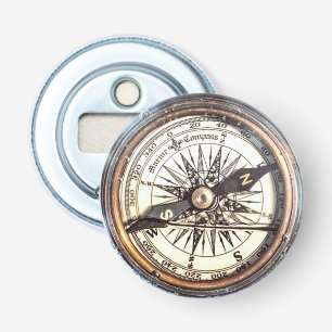 Compass on Water Bottle Opener