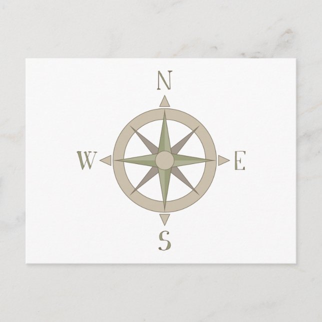 Compass Postcard (Front)