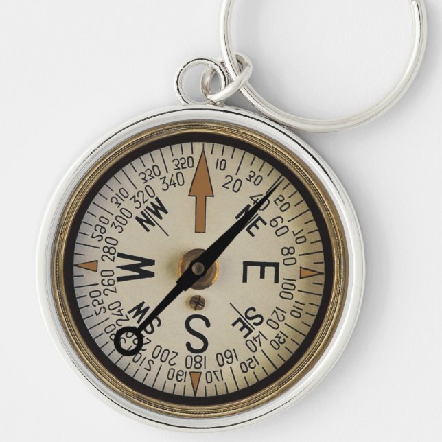 Compass Rose 1 Keychain (Front)