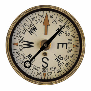 Compass Rose 1 Pin Cutout