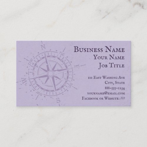 Compass Rose Appointment Card