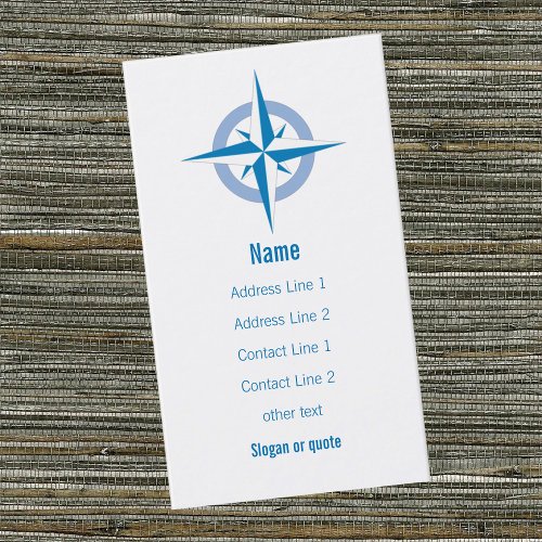 Compass Rose Business Card