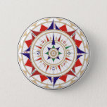 Compass Rose Button at Zazzle