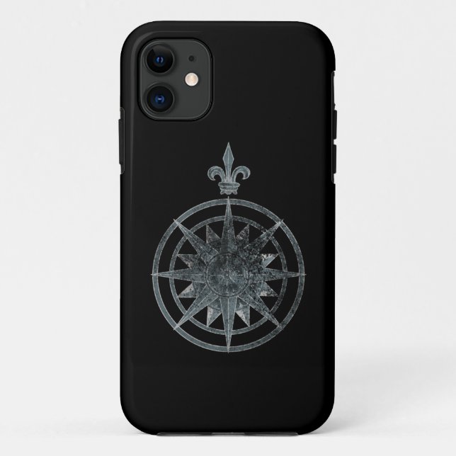 Compass Rose Case-Mate iPhone Case (Back)