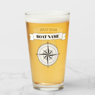 Compass rose glass