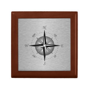 Compass Rose Keepsake Box