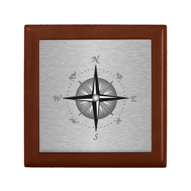 Compass Rose Keepsake Box (Front)