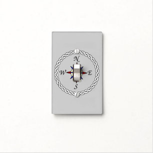 Compass Rose Light Switch Cover
