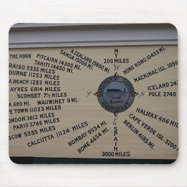 Compass Rose Mouse Pad (Front)