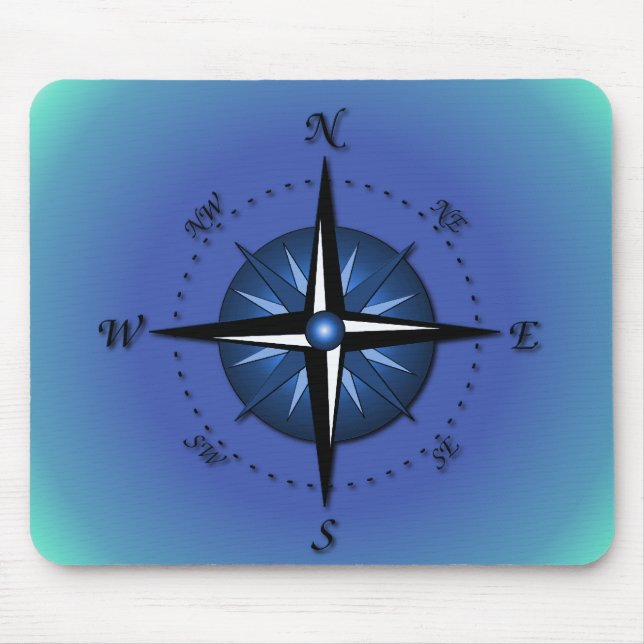 Compass Rose Mouse Pad (Front)