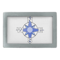 Compass Rose Belt Buckle