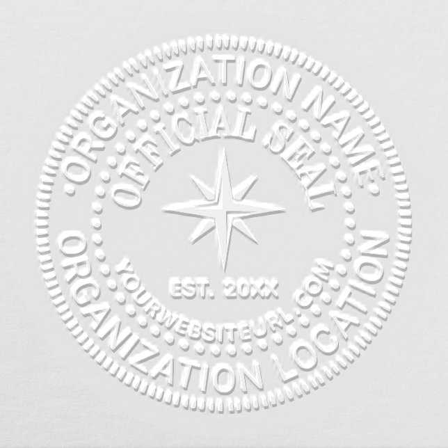 Compass Rose Official Seal Name Loc URL Estd Date Embosser (Design)