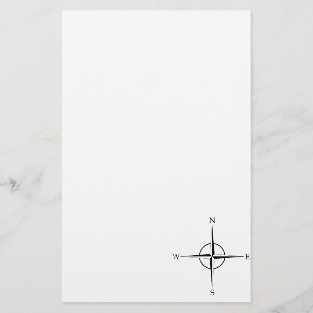 Compass Rose Stationery (Front)