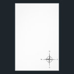Compass Rose Stationery<br><div class="desc">graphic design</div>