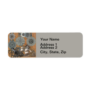 Rose Compass Return Address Labels | Zazzle