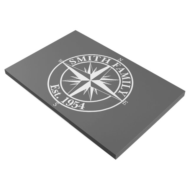 Compass star monogram personalizable emblem gallery wrap (3/4)