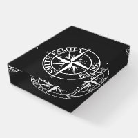 Compass star monogram personalizable emblem