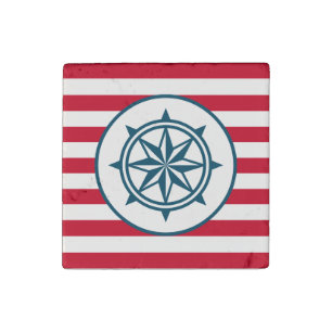 Compass Stone Magnet