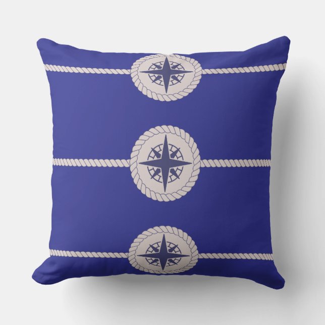 Compass  throw pillow (Front)