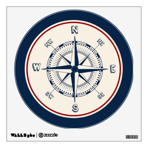 Compass Wall Sticker