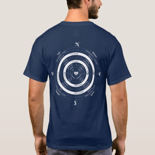 Compass with Seasons T_Shirt