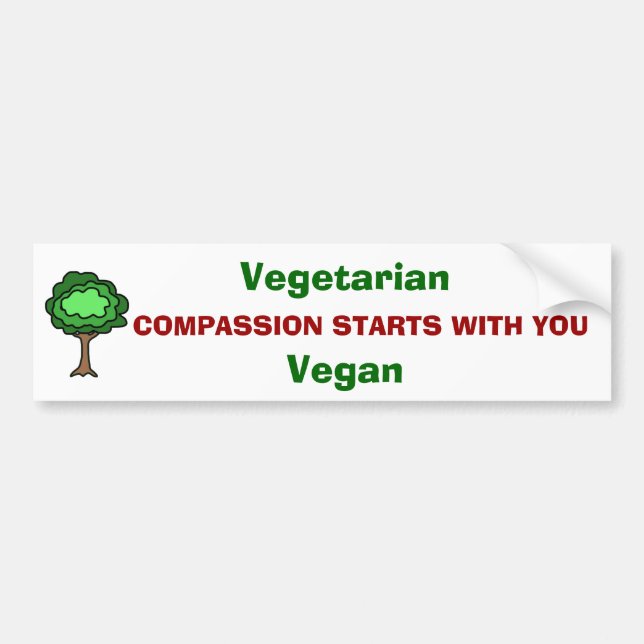 Compassion Bumper Sticker (Front)