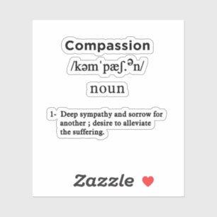 compassion definition sticker