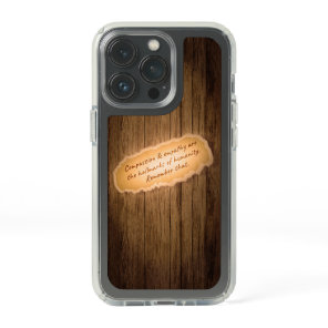 Compassion & Empathy are the Hallmarks of Humanity Speck iPhone 13 Pro Case