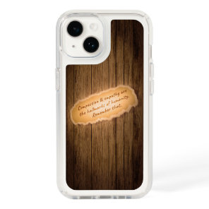 Compassion & Empathy are the Hallmarks of Humanity Speck iPhone 14 Case