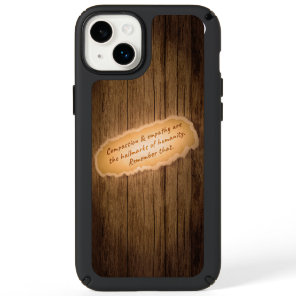 Compassion & Empathy are the Hallmarks of Humanity Speck iPhone 14 Plus Case