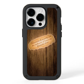 Compassion & Empathy are the Hallmarks of Humanity Speck iPhone 14 Pro Case